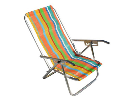 cadeira praia reclinável