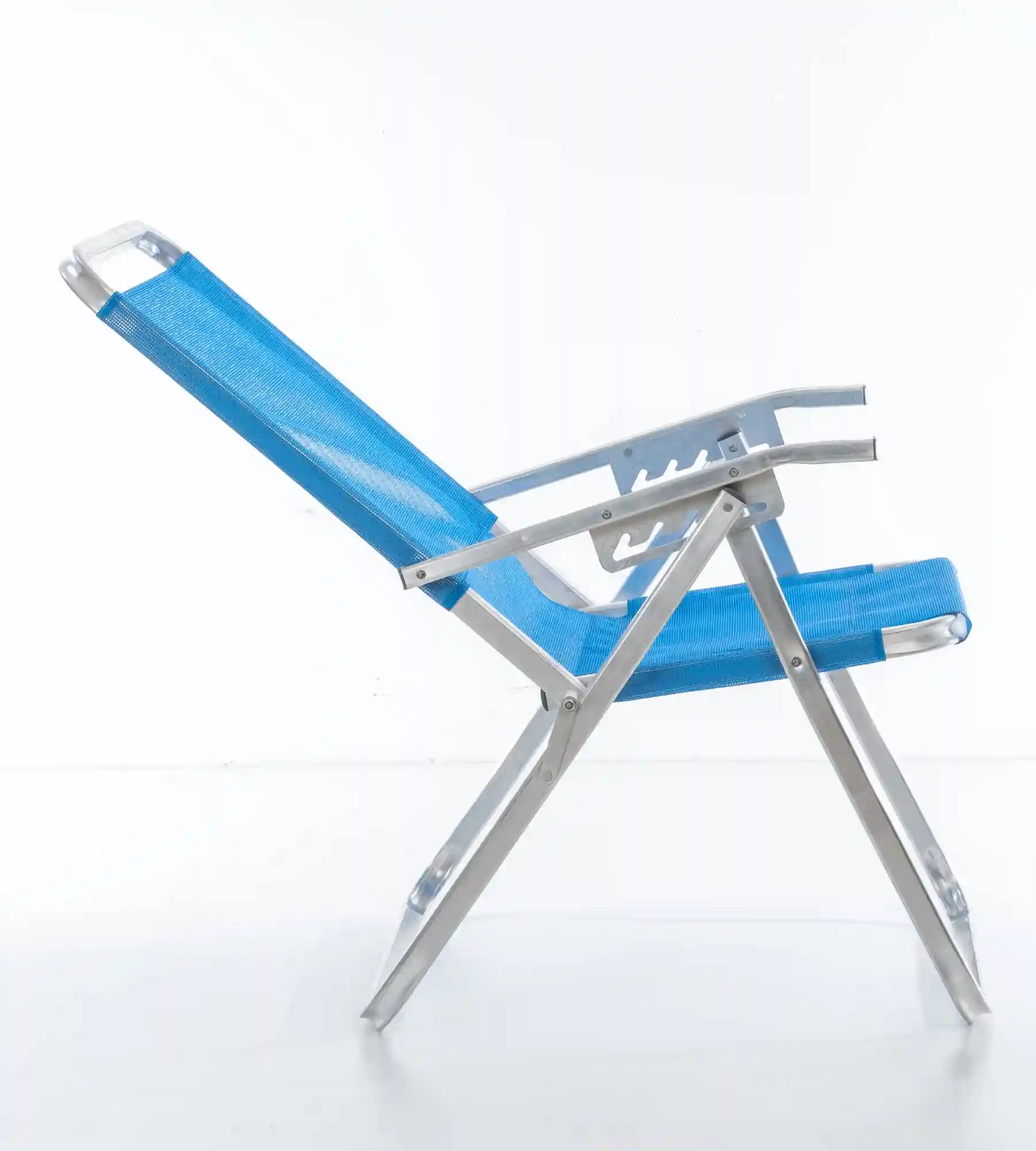 Cadeira de praia conforto reclinavel posição três