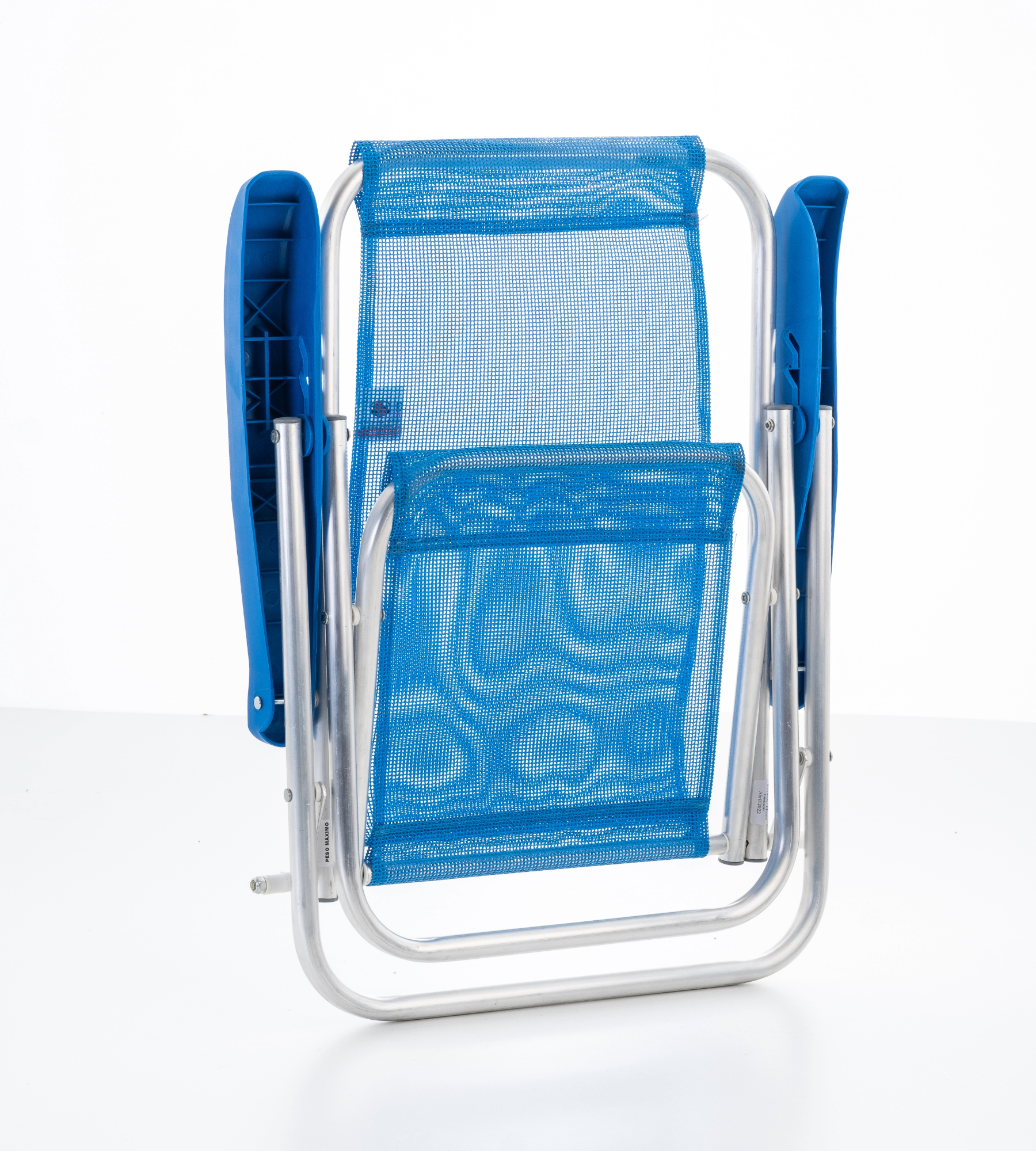 Cadeira de praia infantil reclinavel dobrada