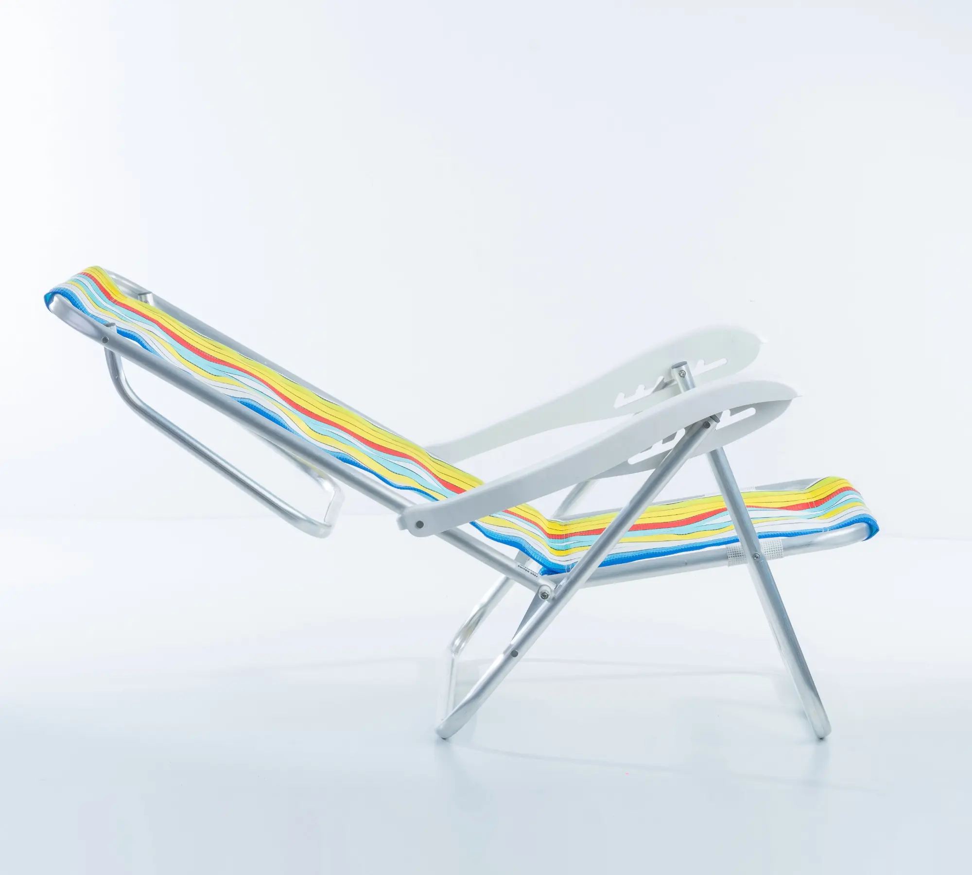 Cadeira de praia reclinavel posição três