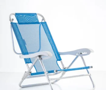 Cadeira reclinável com apoio em 6 posições